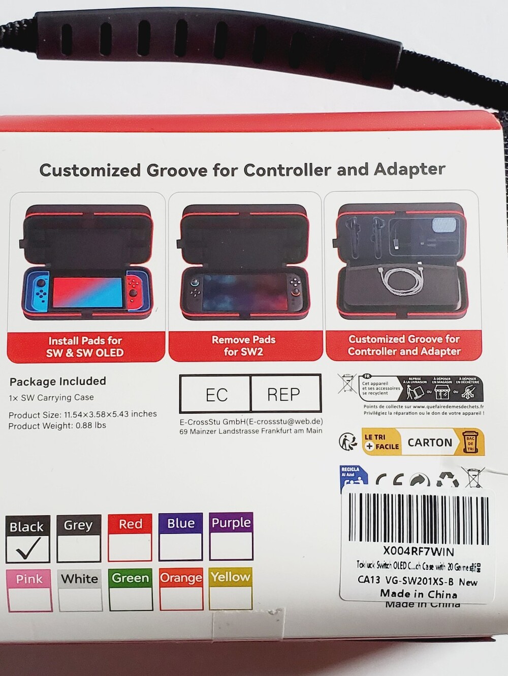 Nintendo Switch Carrying Case Hard Shell - Picture 3 of 5